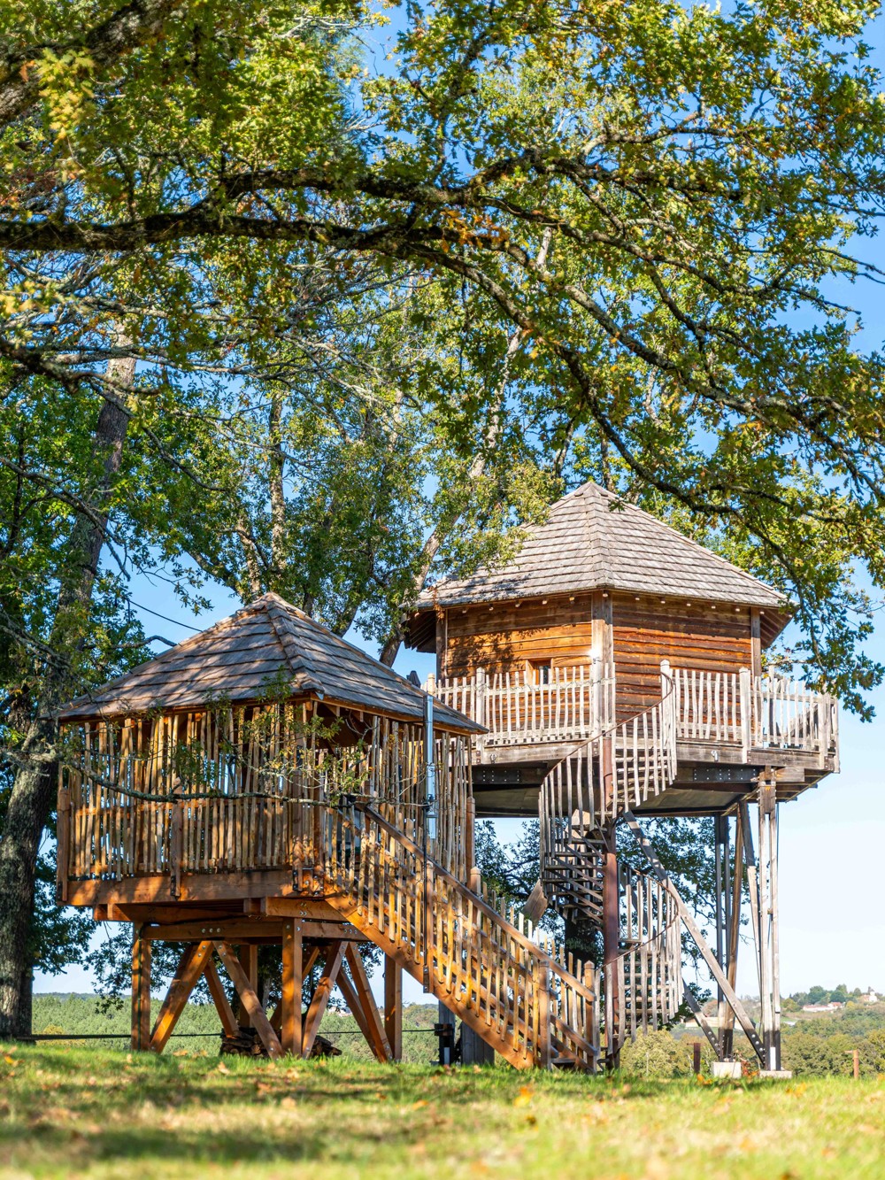 Extérieurs de la cabane Monpazier