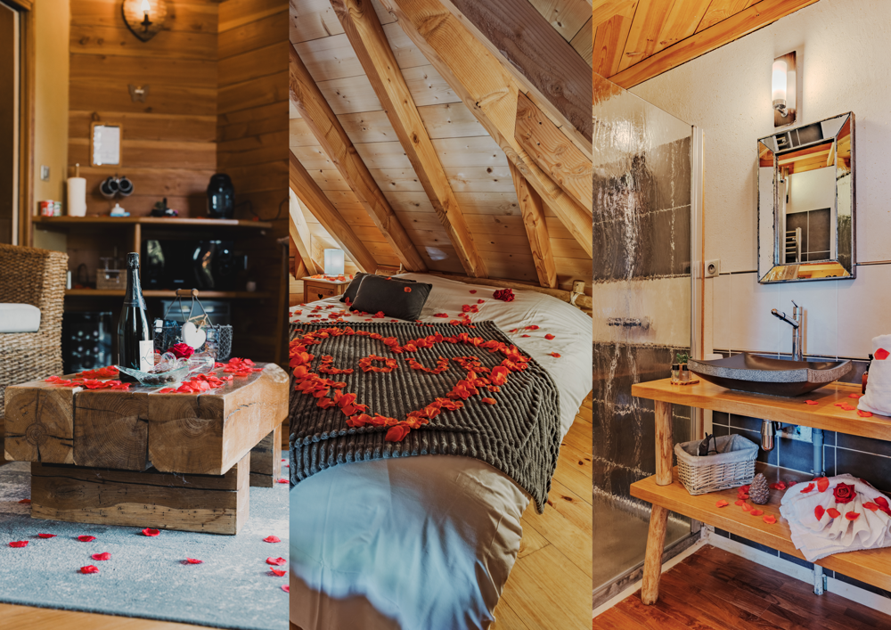 Le pack romantique des Cabanes Perchées dans les Arbres