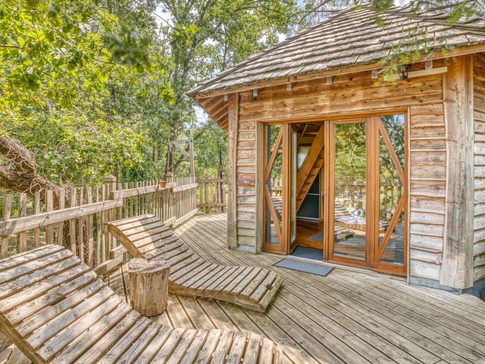 le séjour de la cabane Domme